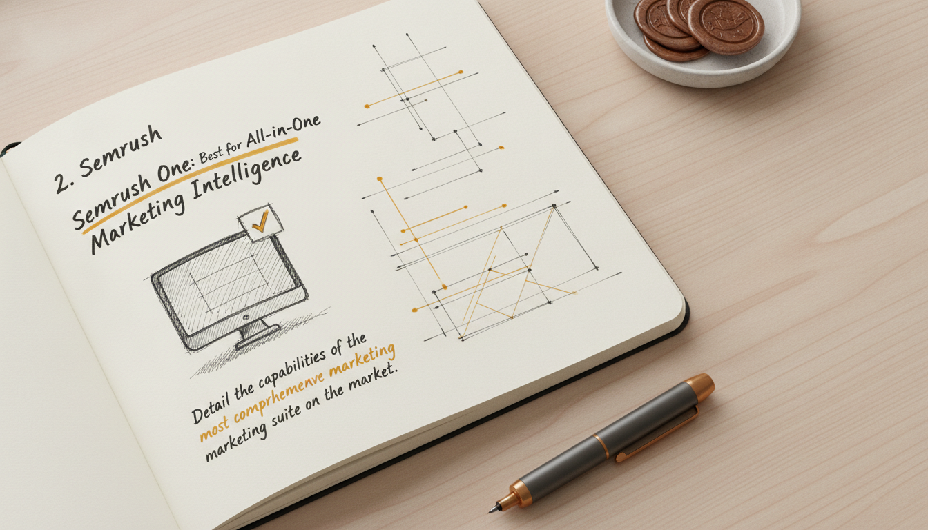 Illustration for 2. Semrush / Semrush One: Best for All-in-One Marketing Intelligence