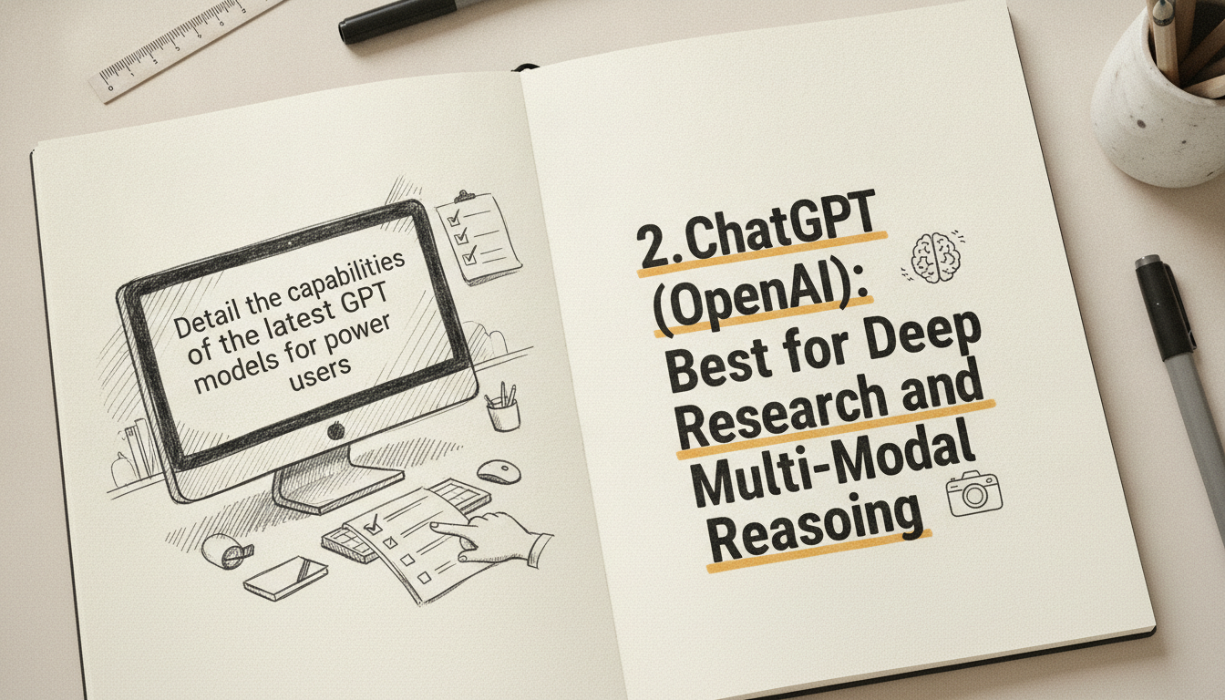 Illustration for 2. ChatGPT (OpenAI): Best for Deep Research and Multi-Modal Reasoning
